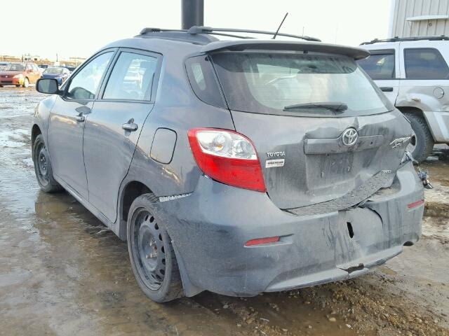 2T1LE4EE0AC016331 - 2010 TOYOTA COROLLA MA GRAY photo 3