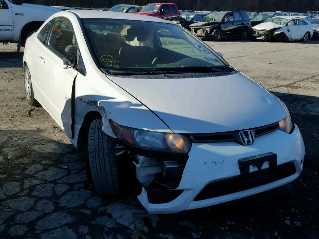 2HGFG12698H564798 - 2008 HONDA CIVIC LX WHITE photo 1