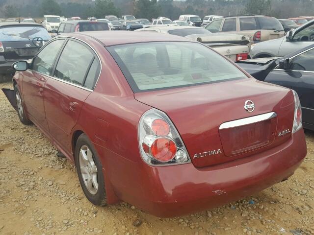 1N4AL11D96C135400 - 2006 NISSAN ALTIMA S RED photo 3