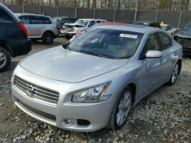 1N4AA51E99C848937 - 2009 NISSAN MAXIMA S SILVER photo 2