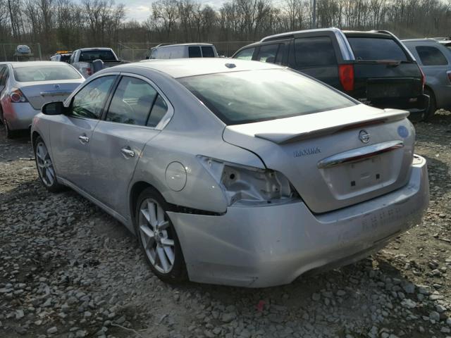 1N4AA51E99C848937 - 2009 NISSAN MAXIMA S SILVER photo 3