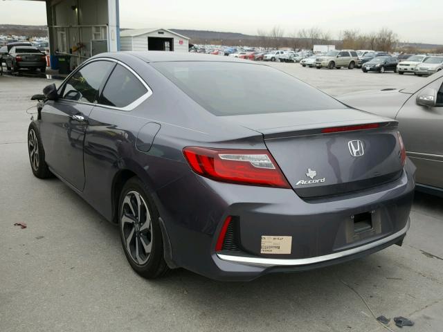 1HGCT1B31GA005943 - 2016 HONDA ACCORD LX- GRAY photo 3