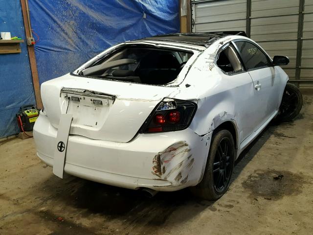 JTKDE167580273999 - 2008 SCION TC WHITE photo 4