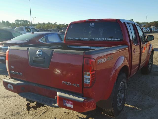 1N6AD0EV3AC449084 - 2010 NISSAN FRONTIER C RED photo 4