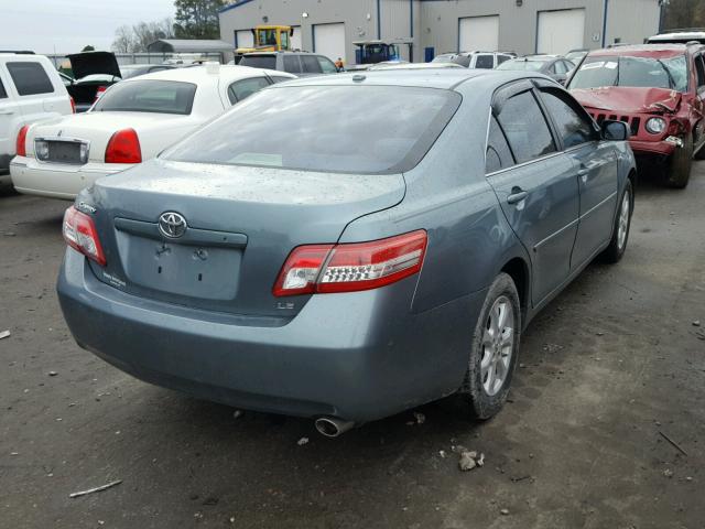 4T4BF3EK7AR015951 - 2010 TOYOTA CAMRY BASE BLUE photo 4