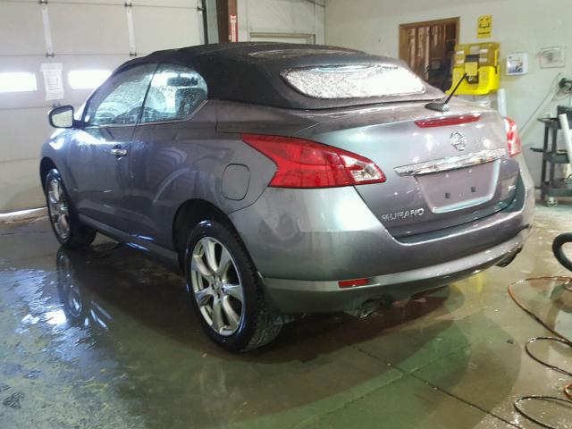 JN8AZ1FY2DW200236 - 2013 NISSAN MURANO CRO GRAY photo 3