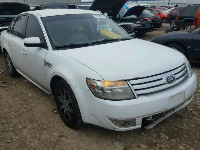 1FAHP24W18G117359 - 2008 FORD TAURUS SEL WHITE photo 1