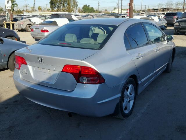 1HGFA16887L000493 - 2007 HONDA CIVIC EX 银色 照片 4