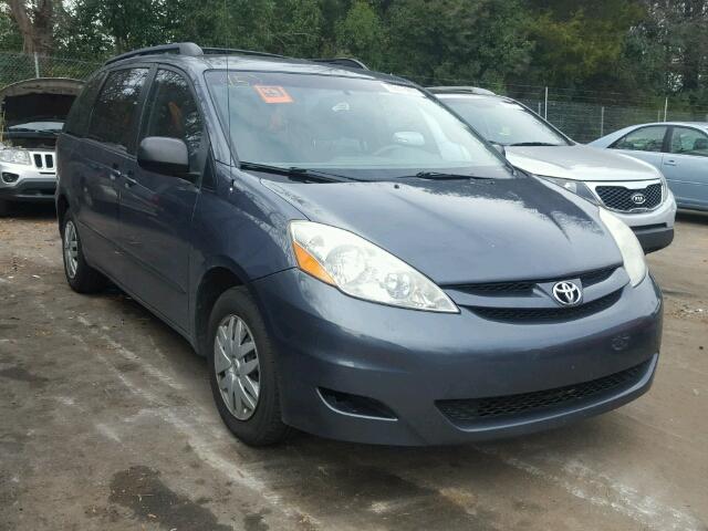 5TDZK23C67S047530 - 2007 TOYOTA SIENNA CE BLUE photo 1