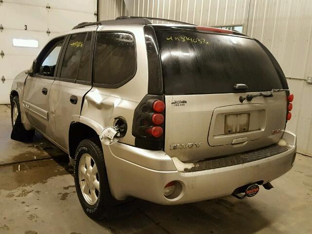 1GKDT13S552209763 - 2005 GMC ENVOY SILVER photo 3