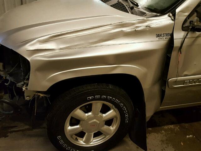 1GKDT13S552209763 - 2005 GMC ENVOY Արծաթագույն լուսանկար 9