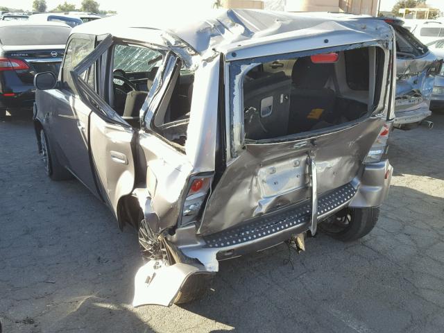 JTLKT334940143815 - 2004 TOYOTA SCION XB SILVER photo 3