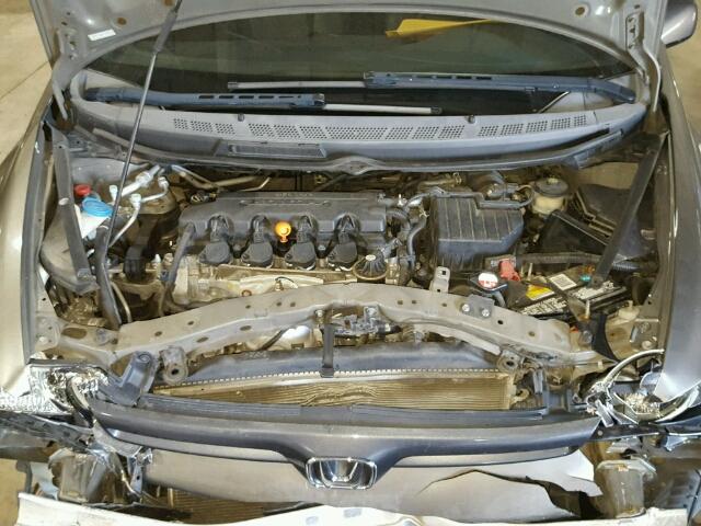 2HGFG12898H574474 - 2008 HONDA CIVIC EX ნაცრისფერი ფოტო 7