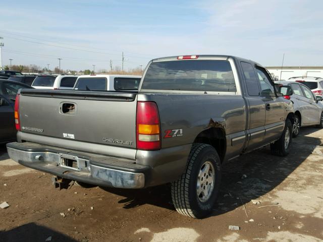 2GCEK19T6Y1304968 - 2000 CHEVROLET SILVERADO GRAY photo 4