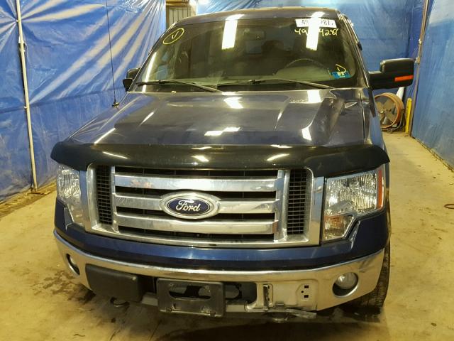 1FTFW1EF3CFB75114 - 2012 FORD F150 SUPER BLUE photo 9