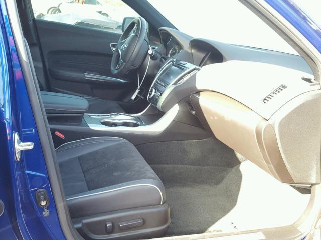 19UUB2F68JA001252 - 2018 ACURA TLX TECH+A BLUE photo 5