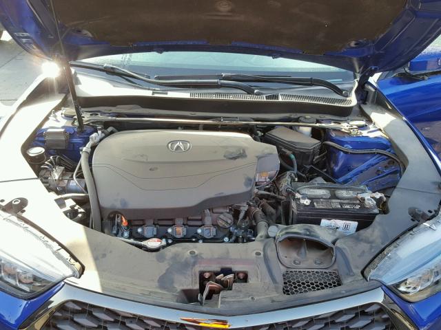 19UUB2F68JA001252 - 2018 ACURA TLX TECH+A BLUE photo 7