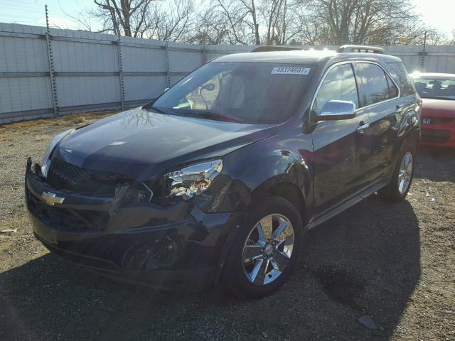 2GNFLGEK0F6184240 - 2015 CHEVROLET EQUINOX LT BLUE photo 2