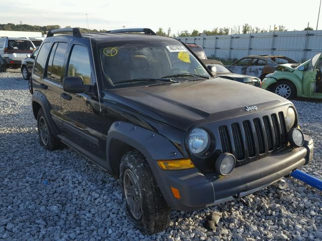 1J4GL38K25W526643 - 2005 JEEP LIBERTY RE BLACK photo 1