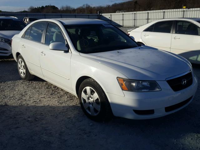 5NPET46F38H384516 - 2008 HYUNDAI SONATA GLS WHITE photo 1