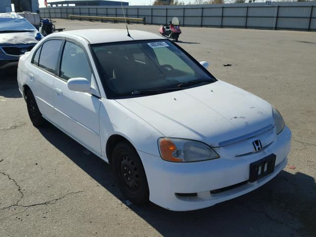 JHMES96673S032094 - 2003 HONDA CIVIC HYBR WHITE photo 1