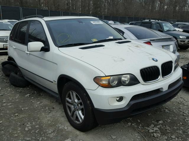 5UXFA13584LU25652 - 2004 BMW X5 3.0I WHITE photo 1