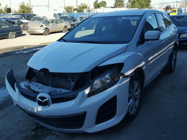 JM3ER4W35A0323568 - 2010 MAZDA CX-7 WHITE photo 2