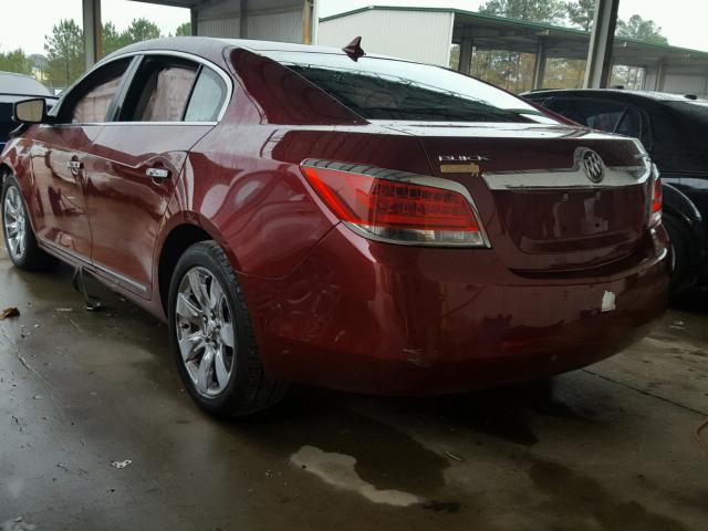 1G4GC5ED5BF323132 - 2011 BUICK LACROSSE C BURGUNDY photo 3