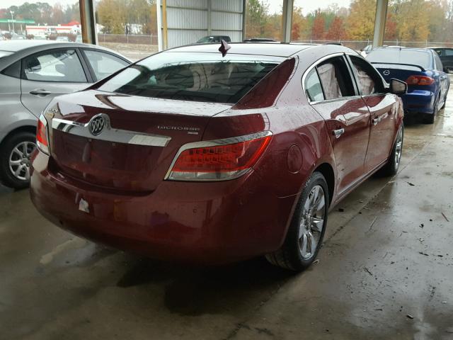 1G4GC5ED5BF323132 - 2011 BUICK LACROSSE C BURGUNDY photo 4