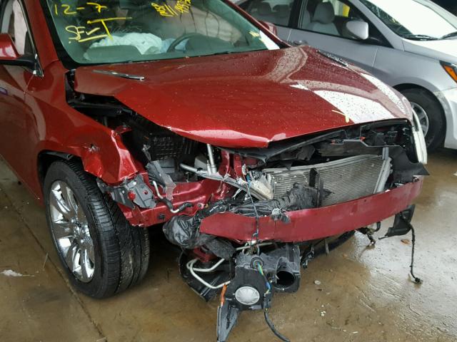 1G4GC5ED5BF323132 - 2011 BUICK LACROSSE C BURGUNDY photo 9
