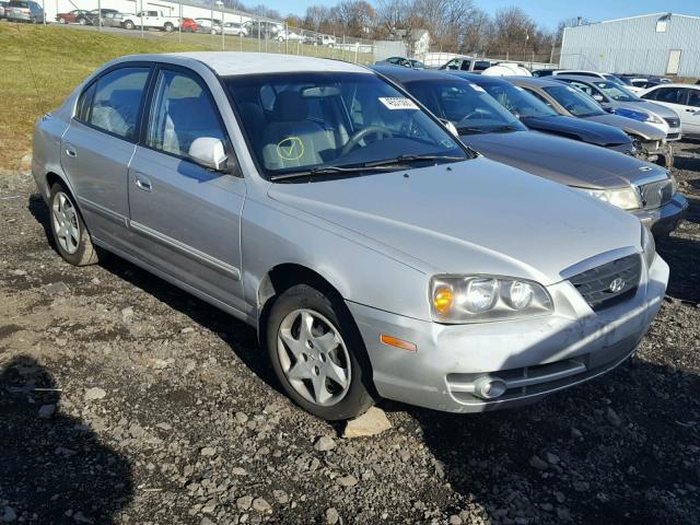 KMHDN46D14U856633 - 2004 HYUNDAI ELANTRA GL SILVER photo 1