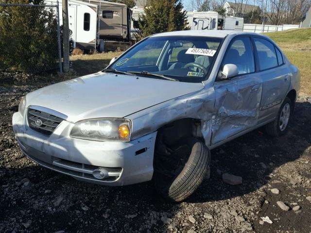 KMHDN46D14U856633 - 2004 HYUNDAI ELANTRA GL SILVER photo 2