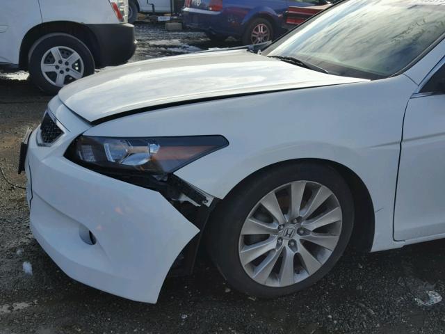 1HGCS22808A008788 - 2008 HONDA ACCORD EXL WHITE photo 10