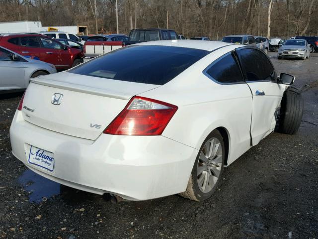 1HGCS22808A008788 - 2008 HONDA ACCORD EXL WHITE photo 4