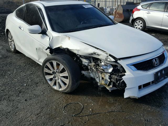 1HGCS22808A008788 - 2008 HONDA ACCORD EXL WHITE photo 9