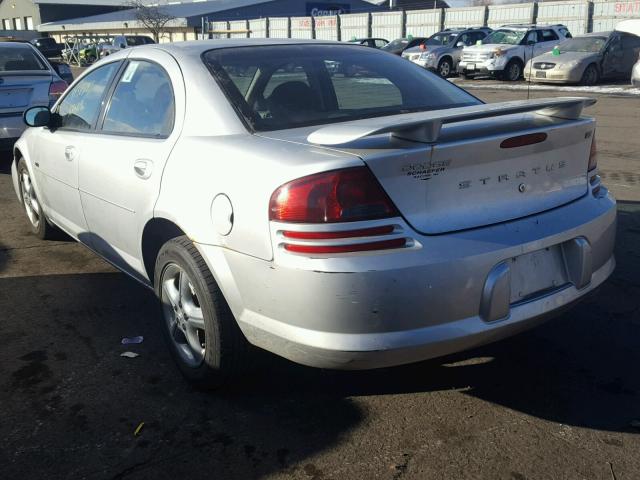 1B3EL46R25N527320 - 2005 DODGE STRATUS SX SILVER photo 3