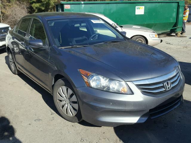 1HGCP2F30CA103862 - 2012 HONDA ACCORD LX GRAY photo 1