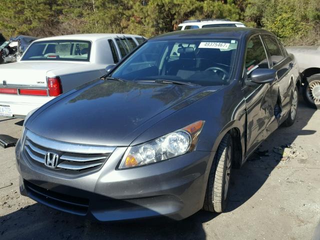 1HGCP2F30CA103862 - 2012 HONDA ACCORD LX GRAY photo 2