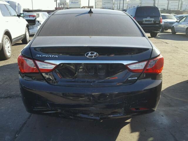 5NPEC4ACXDH550828 - 2013 HYUNDAI SONATA SE BLACK photo 9