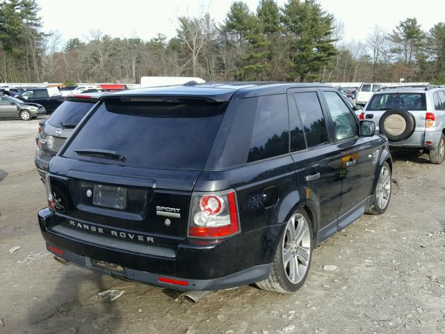 SALSH2E41BA271681 - 2011 LAND ROVER RANGE ROVE BLACK photo 4