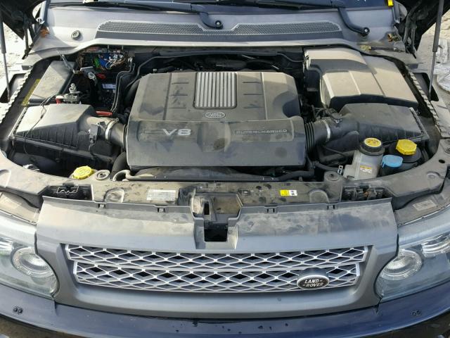 SALSH2E41BA271681 - 2011 LAND ROVER RANGE ROVE BLACK photo 7