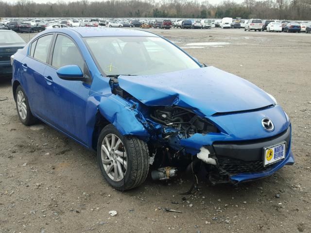 JM1BL1V82C1522955 - 2012 MAZDA 3 I BLUE photo 1