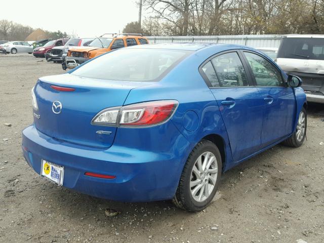 JM1BL1V82C1522955 - 2012 MAZDA 3 I BLUE photo 4