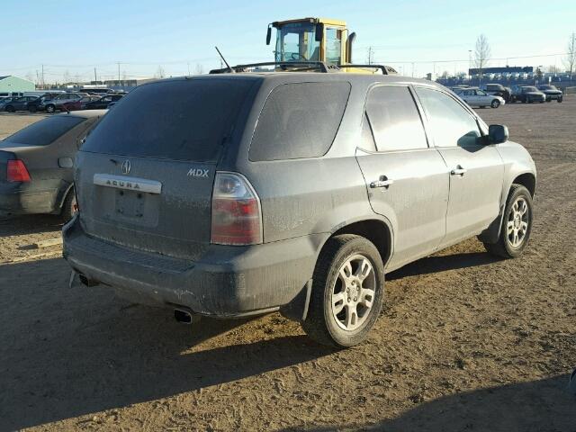 2HNYD18964H003853 - 2004 ACURA MDX TOURIN GRAY photo 4