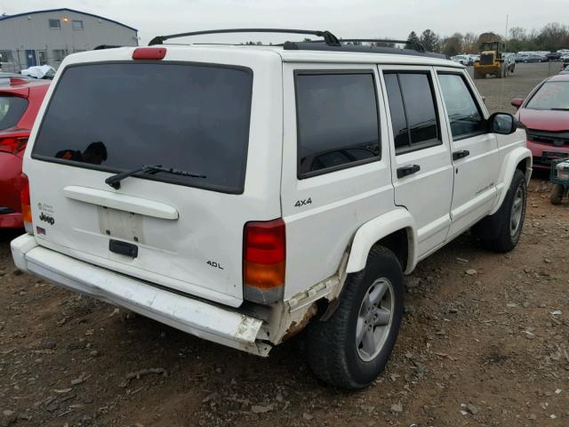 1J4FJ68S7WL116135 - 1998 JEEP CHEROKEE S WHITE photo 4