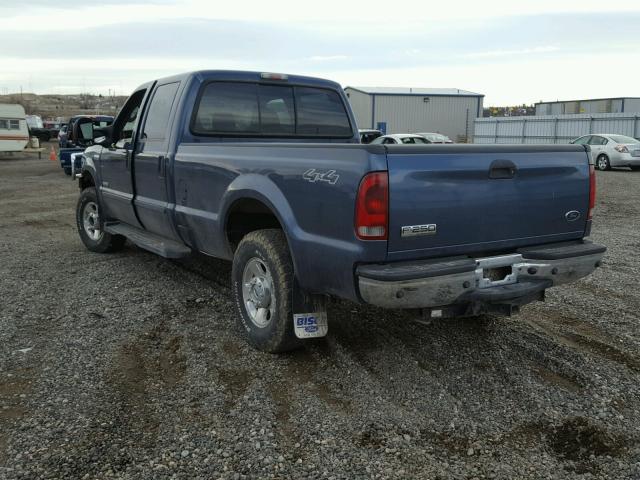 1FTSW21P16ED78967 - 2006 FORD F250 SUPER BLUE photo 3