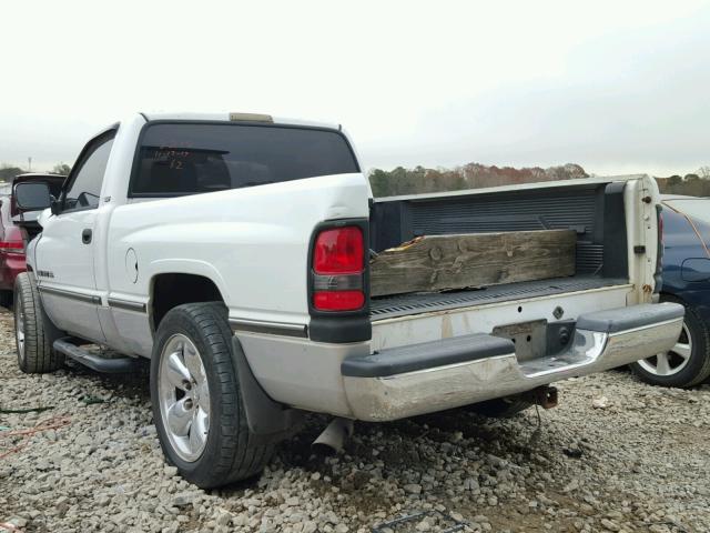 1B7HC16YXTS582212 - 1996 DODGE RAM 1500 WHITE photo 3