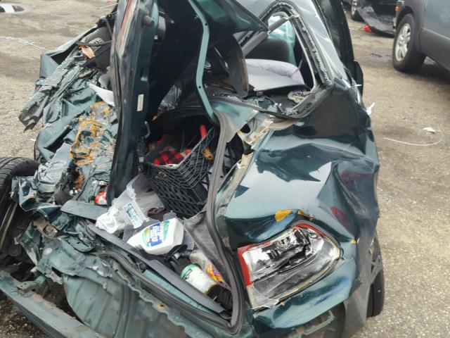 1HGEJ8245XL002936 - 1999 HONDA CIVIC EX მწვანე ფოტო 10