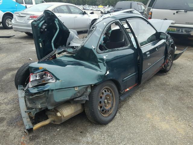 1HGEJ8245XL002936 - 1999 HONDA CIVIC EX GREEN photo 4