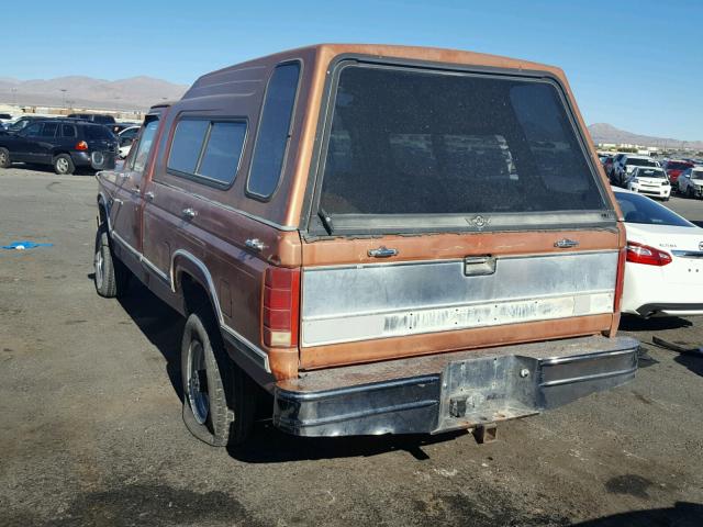 1FTHF26L8GKA84324 - 1986 FORD F250 BROWN photo 3